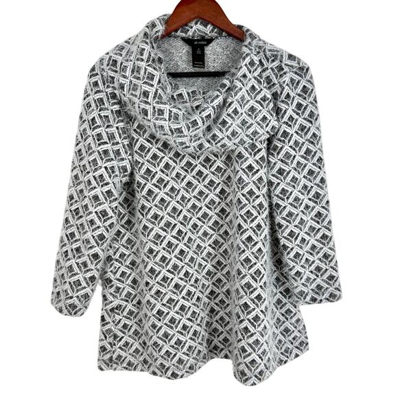 Ali Miles Tops - Ali Miles Sz Medium Soft Fuzzy Wearable Art Christmas Winter Blouse Shirt Top